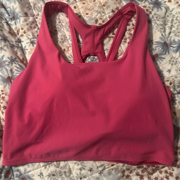 Women's Lululemon SONIC Pink Sports Bra - Picture 6 of 6